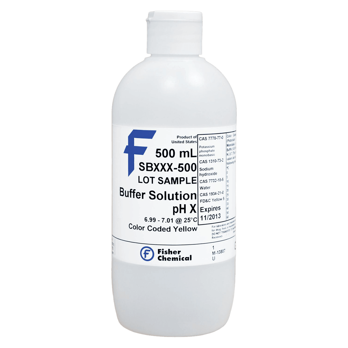 Fisher Scientific pH Buffer Solution 7.0, 500mL Bottle