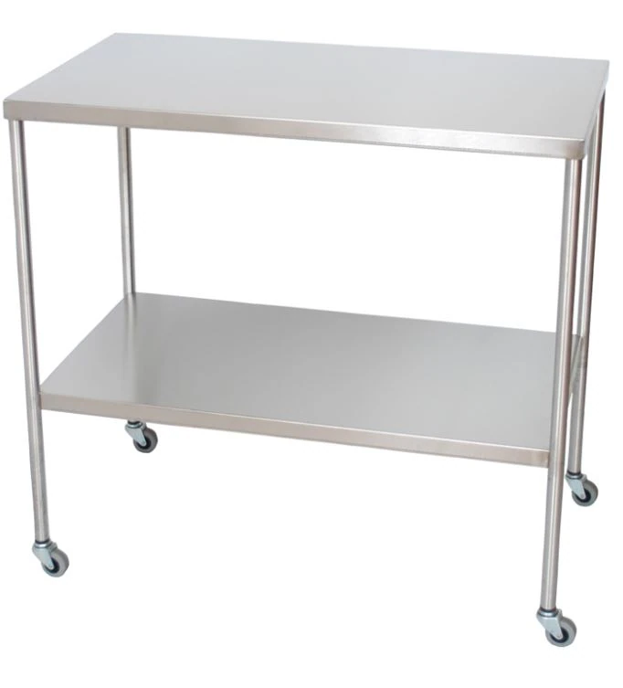 UMF Medical Instrument Cart, Stainless Steel