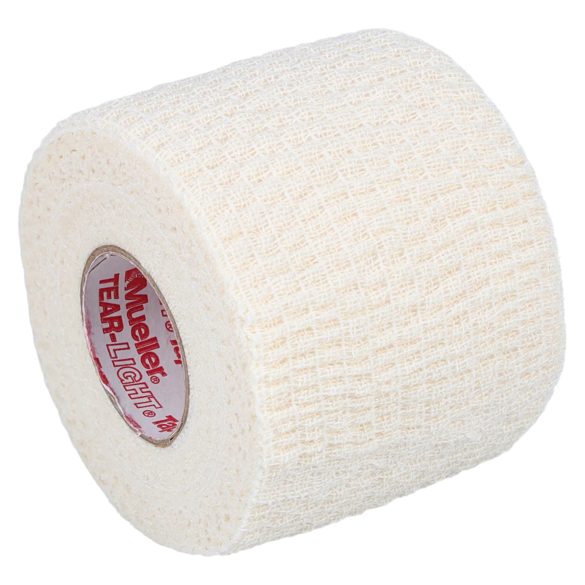Mueller Tear-Light Elastic Athletic Tape, 2" x 7.5 yd, White, Non-Sterile, Latex-Free, 24/Case