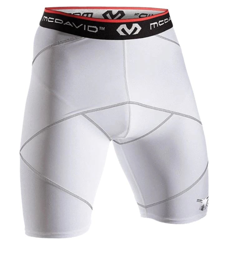 Cross Compression Shorts with Groin Support, Adult 2X-Large (42-46")