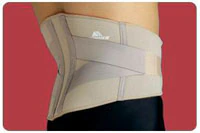 Thermoskin Support Lumbar Back Support with Straps, Beige, Medium