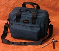 Professional Case Physician's Bag, Nylon, Black, 14x10x6"