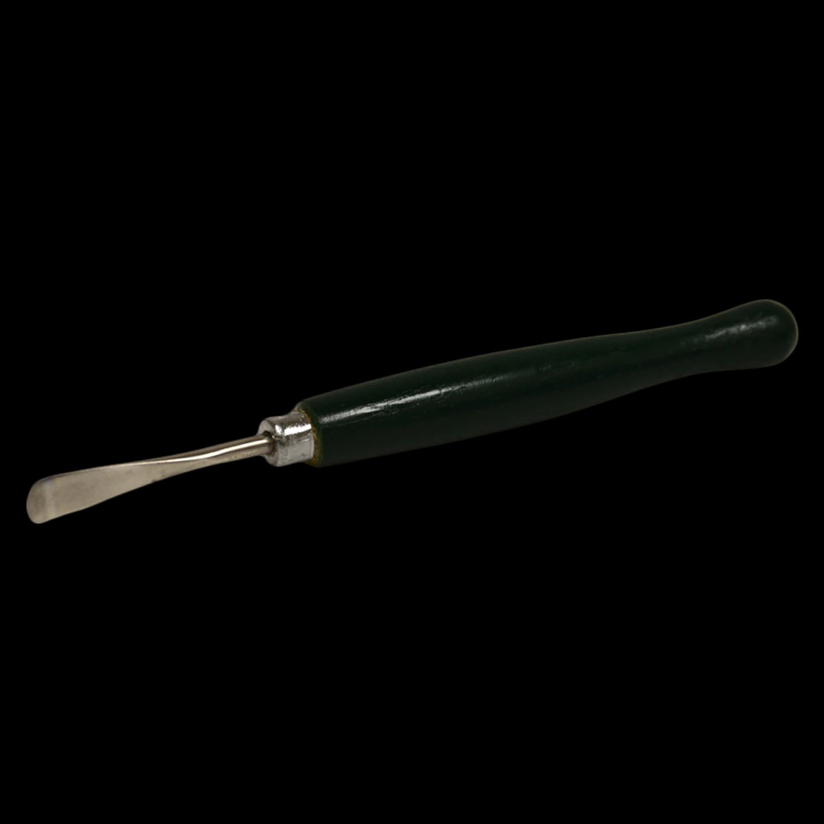 Buffalo Dental No. 3 Kingsley Scraper, Wooden Handle, Curved Spoon-Style End, 77420