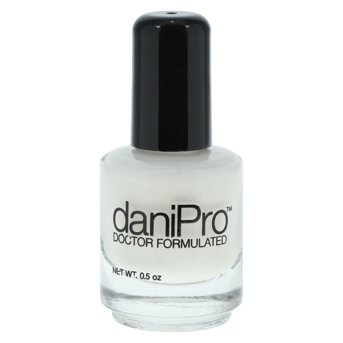 DaniPro Infused Nail Polish, Undecylenic Acid, White, 0.5 oz