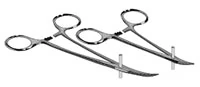 Buffalo Dental Kwik-Stand Hemostat, Large, Curved, Stainless Steel