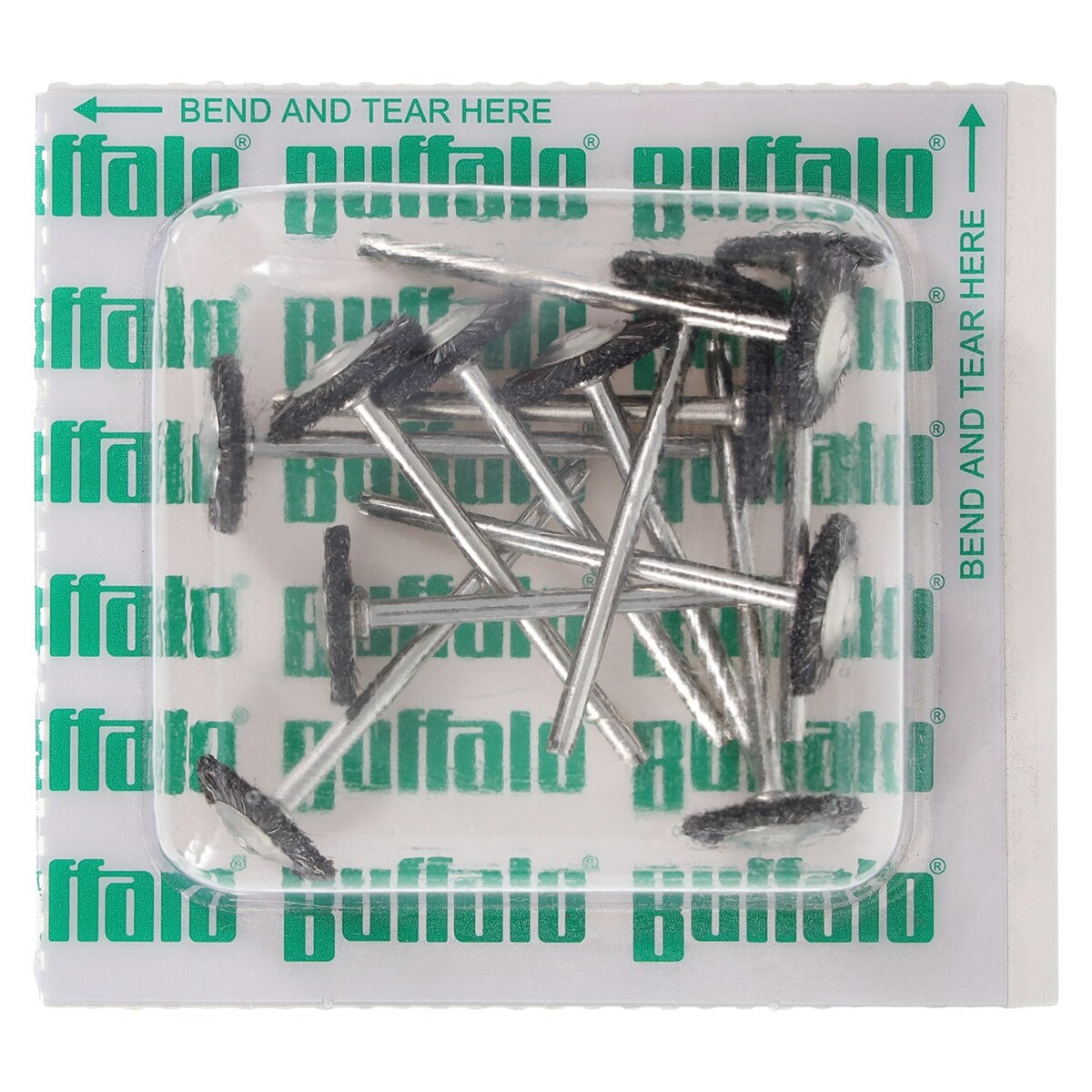 Abbott-Robinson Polishing Bristle Brush #9, Soft, 12/Box