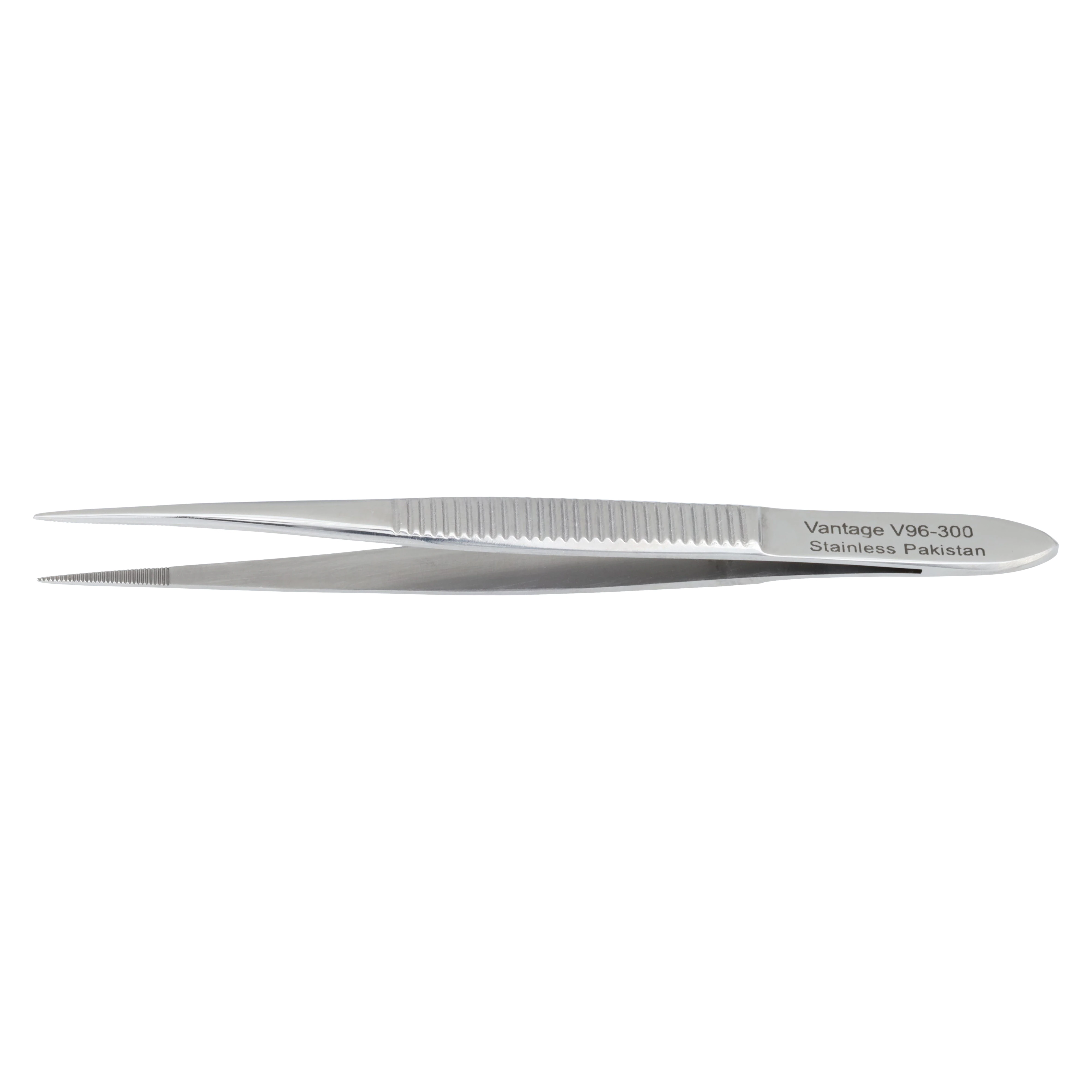 Vantage Splinter Forceps, Straight, 3-1/2", Stainless Steel, Autoclavable, Each