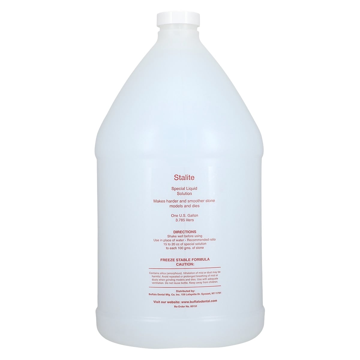 Buffalo Dental Stalite Special Solution, 1 Gallon Bottle, 80151