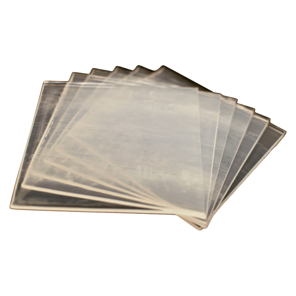 Buffalo Dental .160" Clear EVA Mouthguard Material, 5" x 5", Pack of 100 Sheets