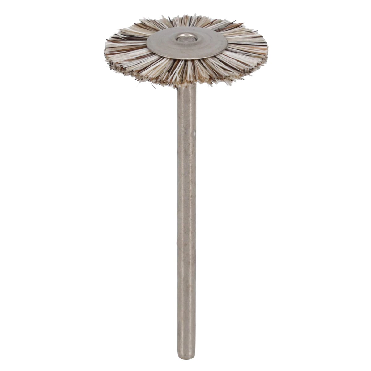 Buffalo Dental Abbott-Robinson Bristle Brush #12 Standard Stiff, HP Shank, Silver Gray, 144/Pkg, 06164