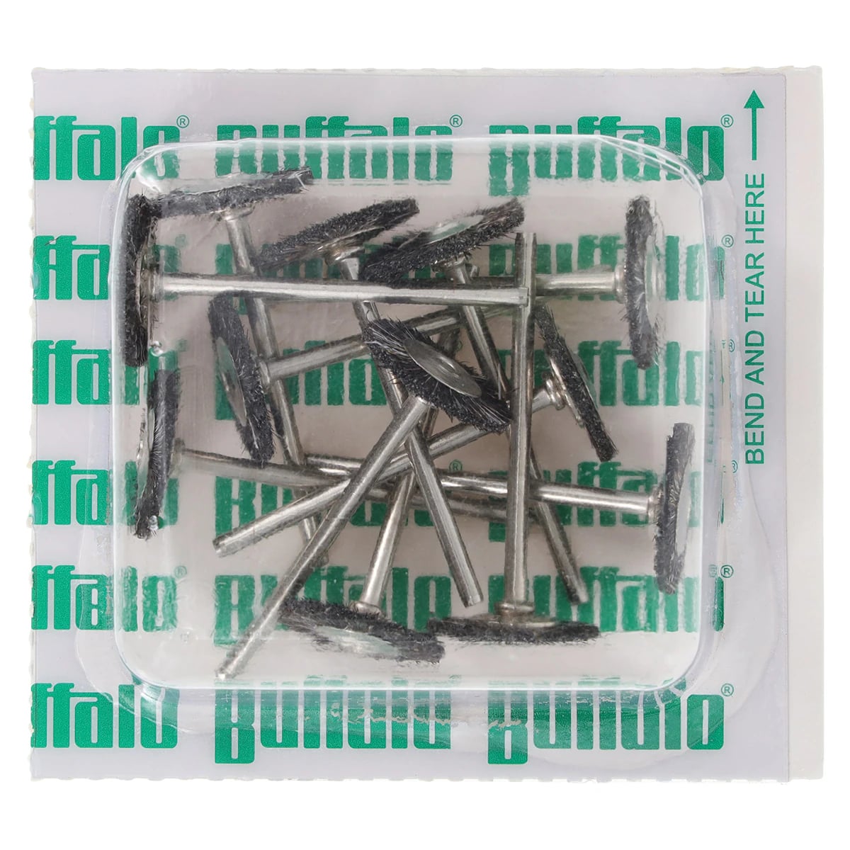 Buffalo Dental #11 Soft Abbott-Robinson HP Bristle Brushes, 12 Pkgs of 12, 06062