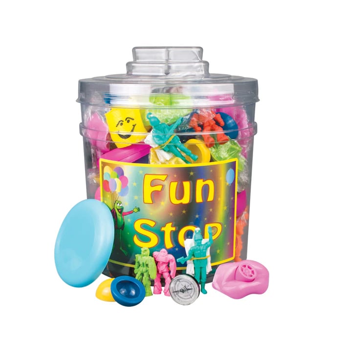 Sherman Specialty Value Action Toy Canister, Assorted Toys, 132/Canister, VA6