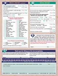Adult Ortho Welcome Form, 2-Sided, English, Tan, 8.5 in x 11 in, 100/Box