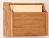 Chart Holder, Deep Pocket, Light Oak, 15" x 11" x 4.5", Each