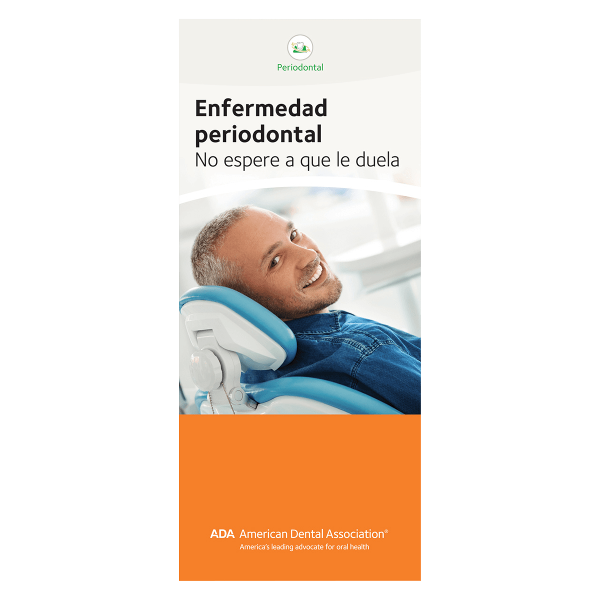 American Dental Assn Periodontal Disease Brochure, 12-Panel, Spanish, 50/Package