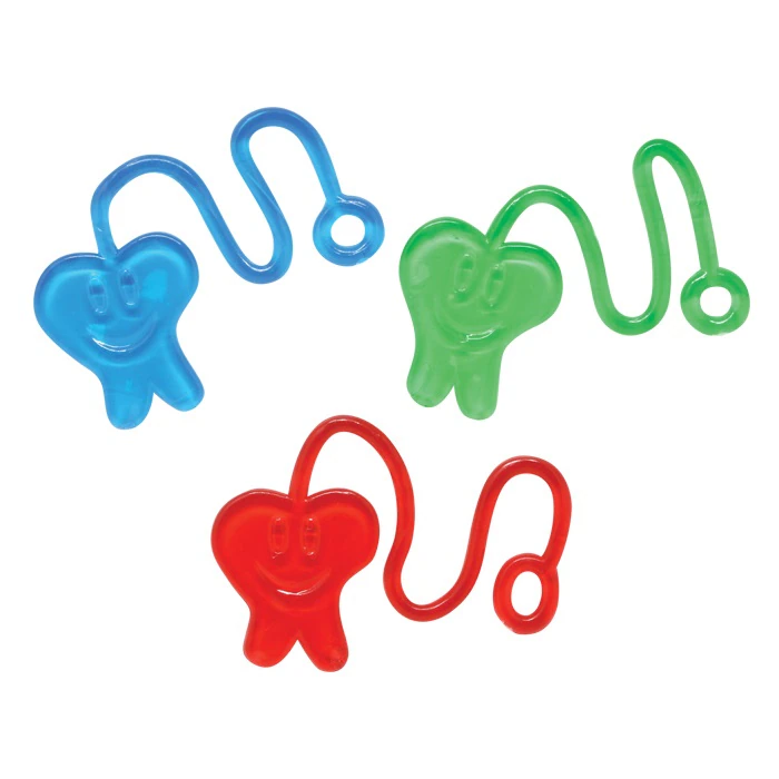 Sherman Specialty Neon Sticky Teeth, 8 inch, Assorted Colors, 36/Pack, S9188