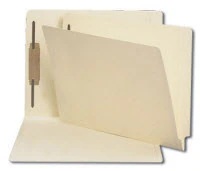 11Pt End Tab Manila Folder, Fastener Position 1, 12.25" x 9.5", 50/Box