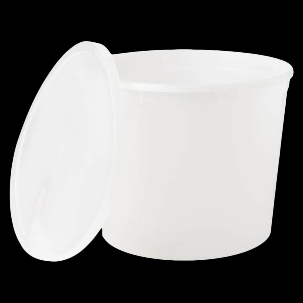 Medline Pathology Container with Lid, 165 oz, Silicone, Non-Sterile, Snap Cap, 25/Case