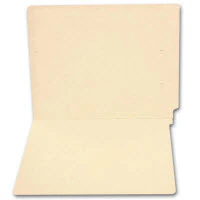 11 Pt End Tab Manila Folder with Fasteners 3 & 5, 50/Box