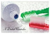 Recall Card Red/Green Brush, Laser 4-Up, 8.5 in x 11 in, 200/Pk