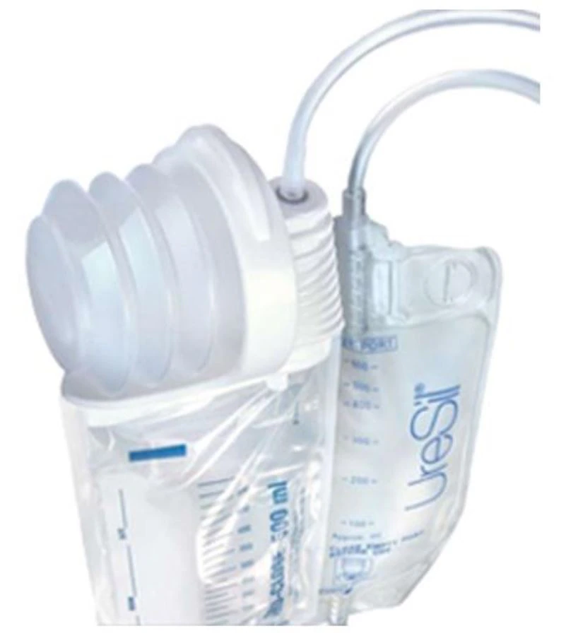 Medline Tru-Close Urinary Drainage Bag, 500 mL, Disposable