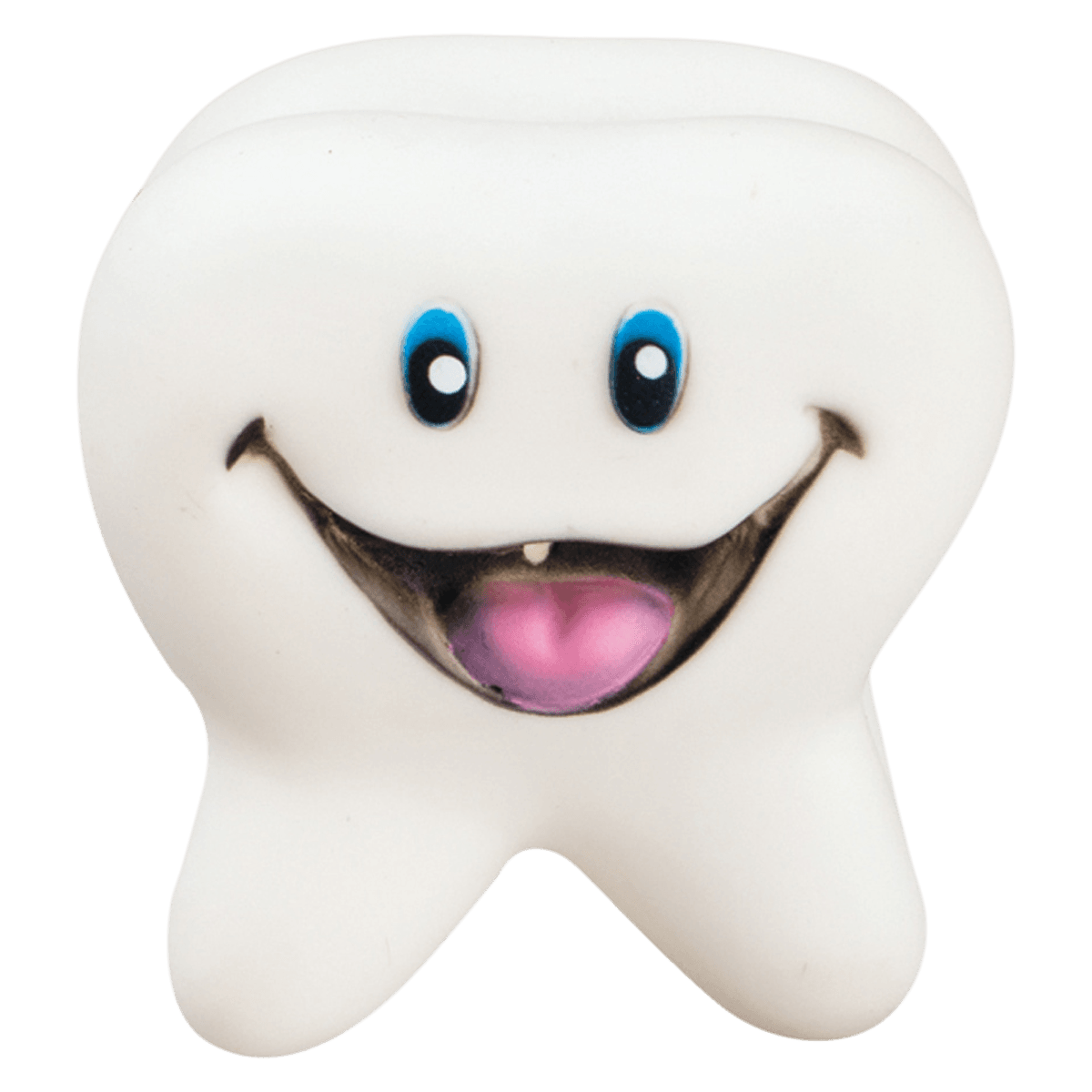 Sherman Specialty Tooth Water Squirters, 2.25", White, Smiling Face, 24/Pkg, S7836