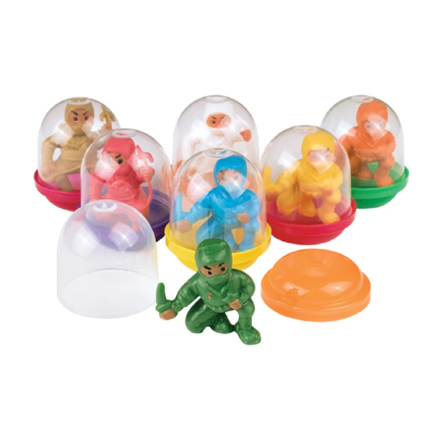 Ninja Pencil Top Figures Capsule Mix, 1" Assorted Colors, 250/Pack