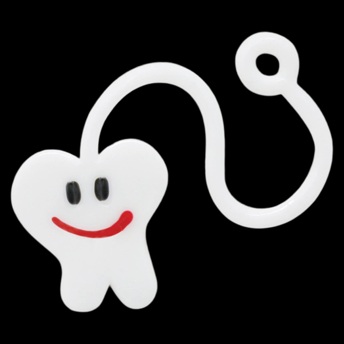Sherman Specialty 8" White Sticky Teeth Toy, 48/Pack, Individually Wrapped