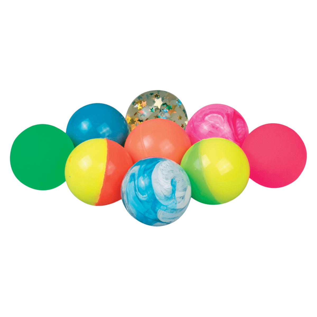 Sherman Specialty Jumbo Superballs, 45mm Assorted Colors, 50/Pack, S2144N