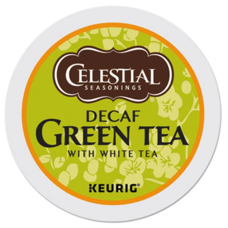 Keurig K-Cup Celestial Seasonings Decaffeinated Green Tea, 24 K-Cups per Box, GMT14737