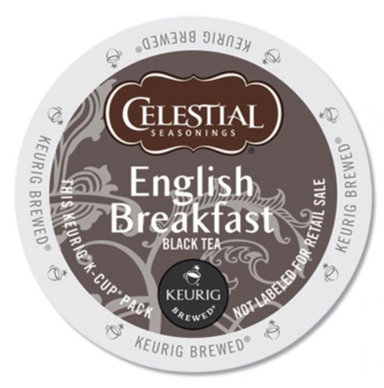 Celestial Seasonings English Breakfast Black Tea K-Cup Pods, 24 Count, for Keurig Brewers