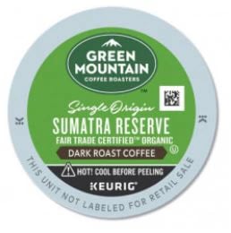 Green Mountain Coffee® Sumatran Reserve Extra Bold K-Cup® Pods, Dark Roast, 24 Count (GMT4060)