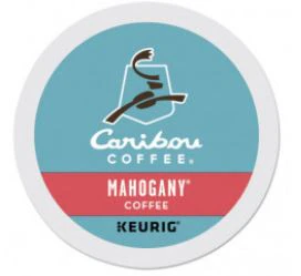 Keurig K-Cup Caribou Coffee Mahogany Dark Roast Coffee, 24 Count, GMT6990
