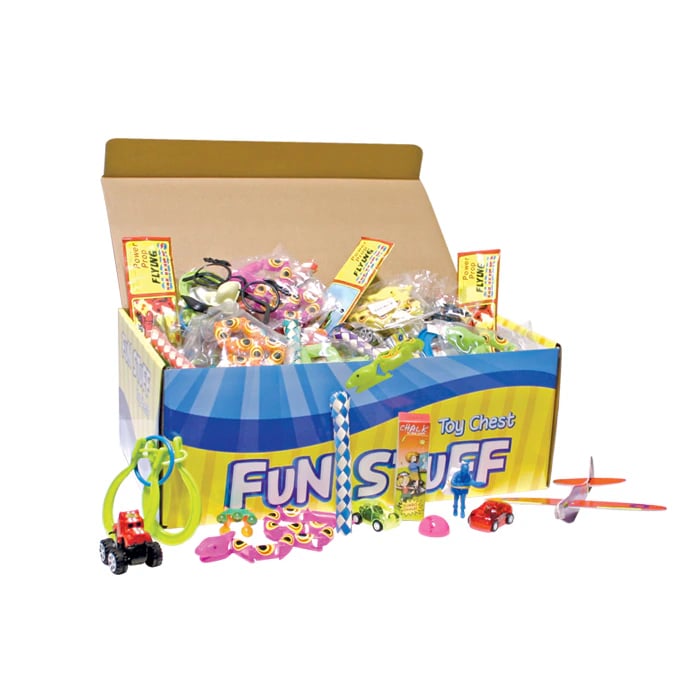 Sherman Specialty Boys Treasure Chest Assorted Toy Refill, 144/Pk, K12