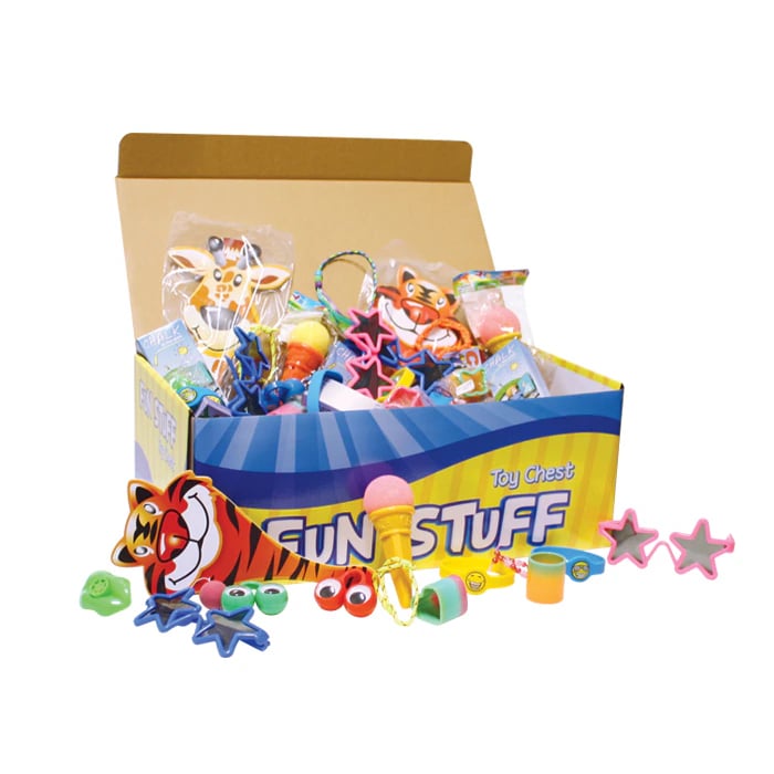 Sherman Specialty Treasure Chest Girl Toys Assortment, 144/Pack, K13