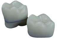 Model PFM Ceramic Crown Patient Education Model, 2.25 in x 2 in x 2 in, With 2 Interchangeable Pieces