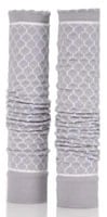 Med Sleeve Trellis Ruffle, Adult Unisex, Grey, One Size, 1/Pair