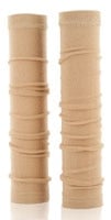 Med Sleeve Solid Sand, Adult Unisex, One Size, Nylon/Spandex, 1/Pair