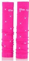 Med Sleeve Solid Bling Compression Arm Sleeve, Adult Unisex, Hot Pink, Nylon/Spandex, Large, 1 Pair