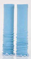 Med Sleeve White Ruffle