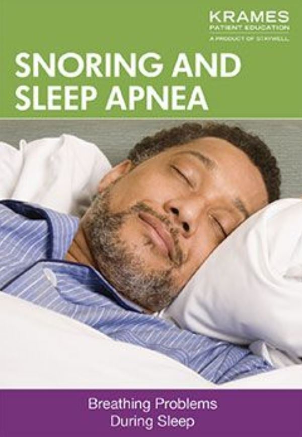 Krames Communications Snoring & Sleep Apnea Patient Education Booklet, 16 Pages, English, Each