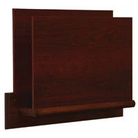 Chart Holder, Open Square Mount, Mahogany