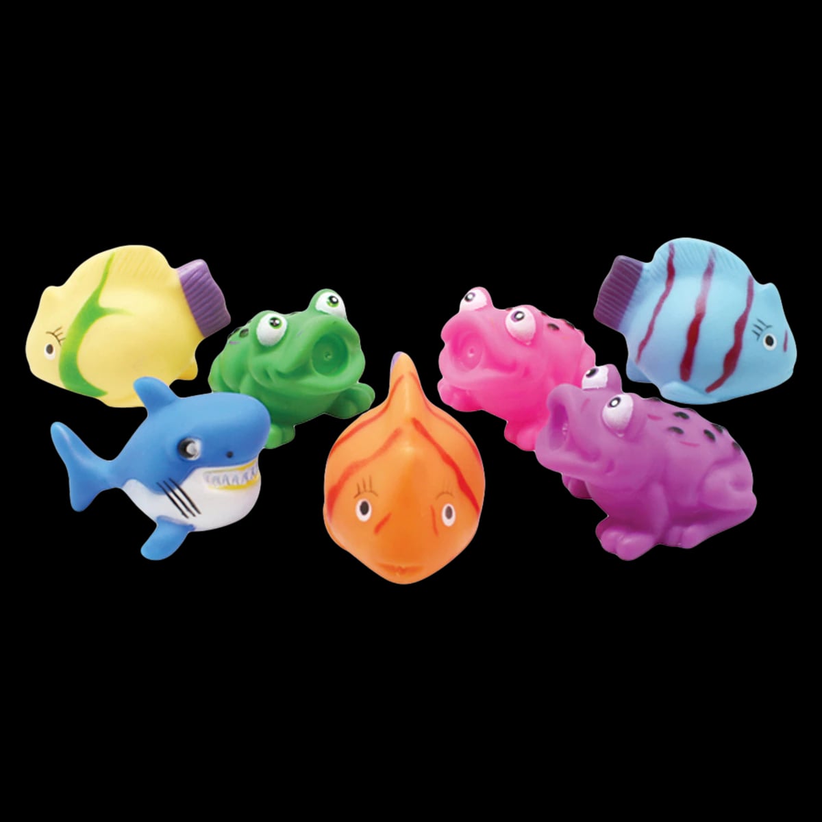 Sea Animal Squirter Mix, Assorted Colors, 2 in, 108/Bag, 01KEZKNN20HXV1CDJTAZHGXDA5