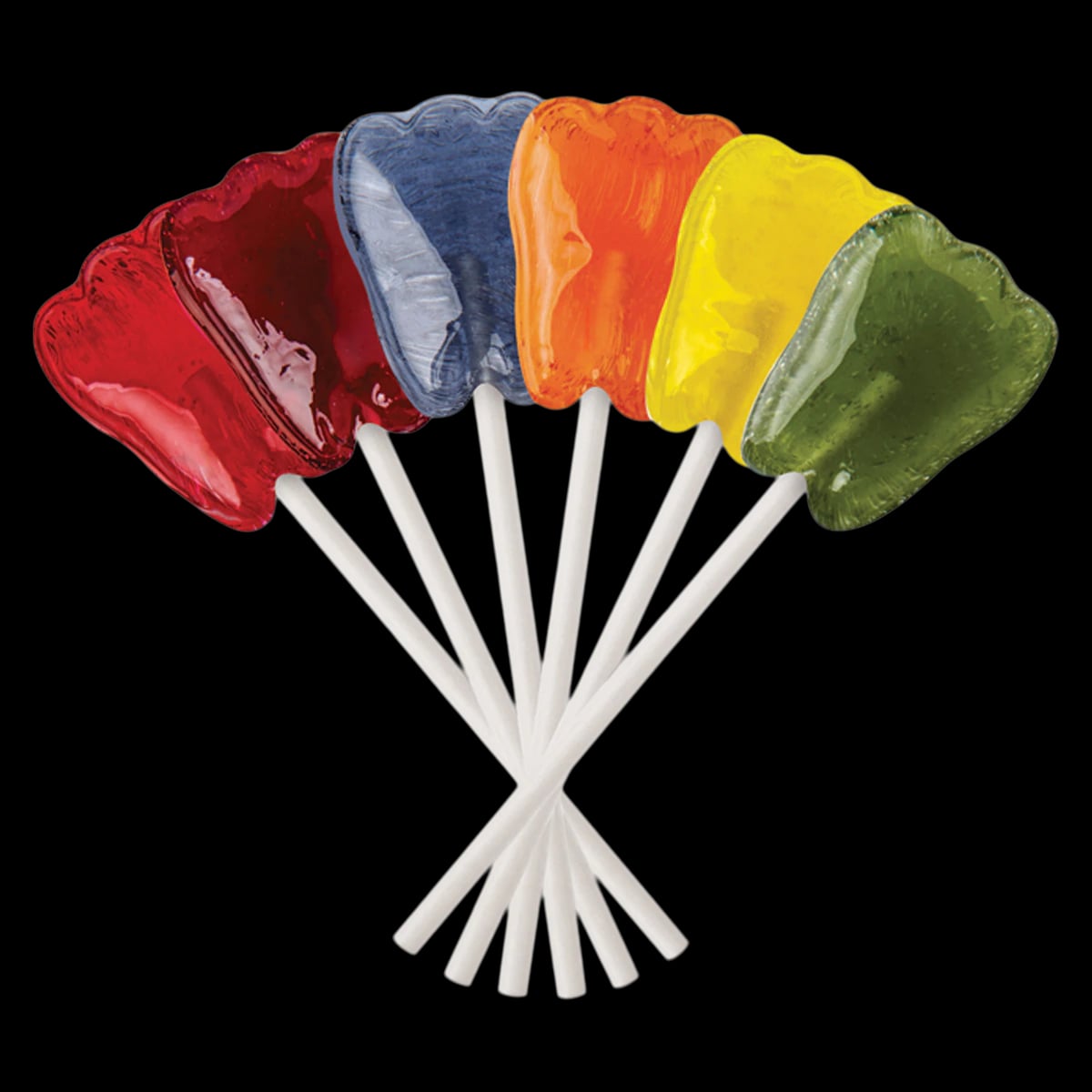 Dr. John's Sweet Originals Sugar Free Tooth Shaped Lollipops, Assorted Fruit Flavors, 150/Pack, DJC08