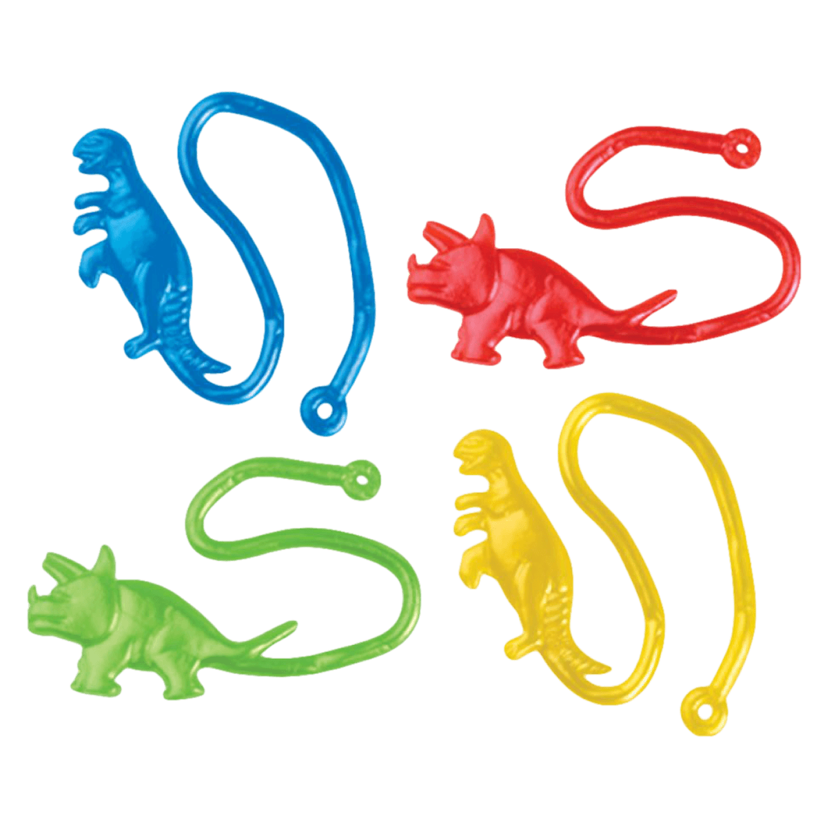 Sherman Specialty 3" Sticky Dinosaur Assortment, Assorted Colors, 12/Pack