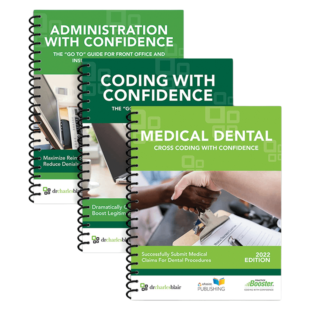 Dr. Charles Blair & Associates Coding & Administration with Confidence 2022 Edition Kit with 3 Coding Books