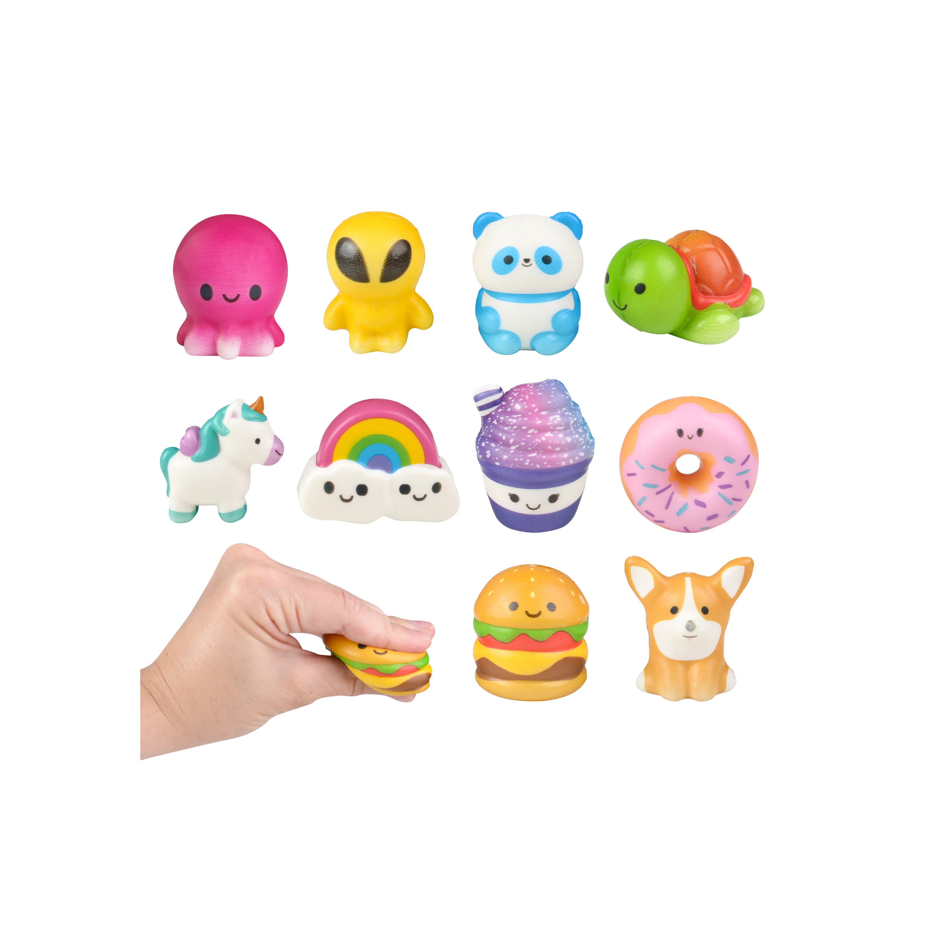 Sherman Specialty Mini Squishies 2" Assortment, 50/Pkg, S25223