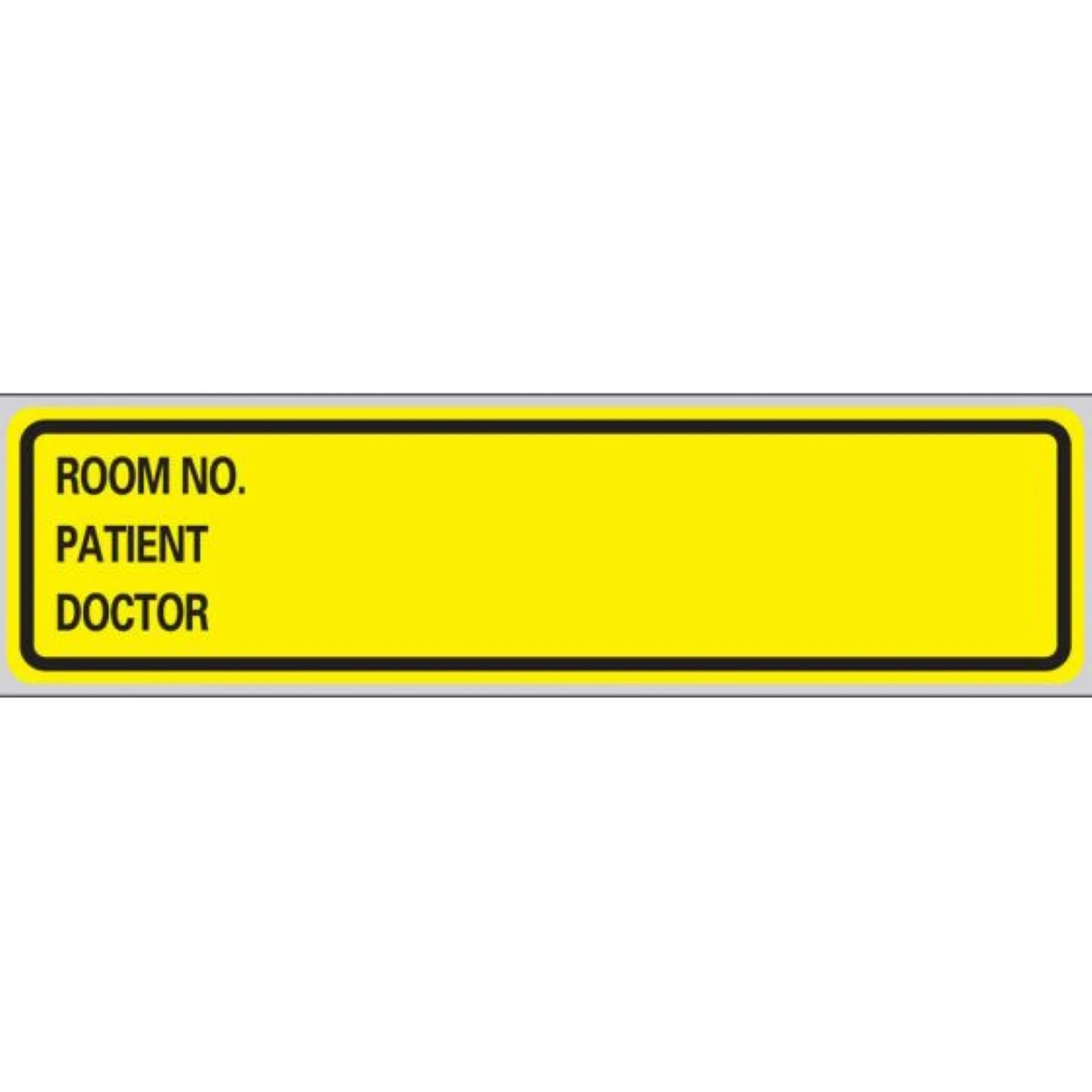 Precision Dynamics Label Chart, Imprinted, 1-3/8" x 5", Yellow, 200/Roll
