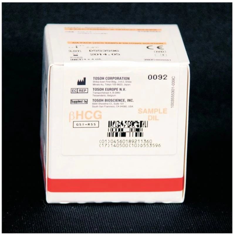 AIA-Pack BHCG Diluting Solution, Beta Human Chorionic Gonadotropin, 4 x 4 mL