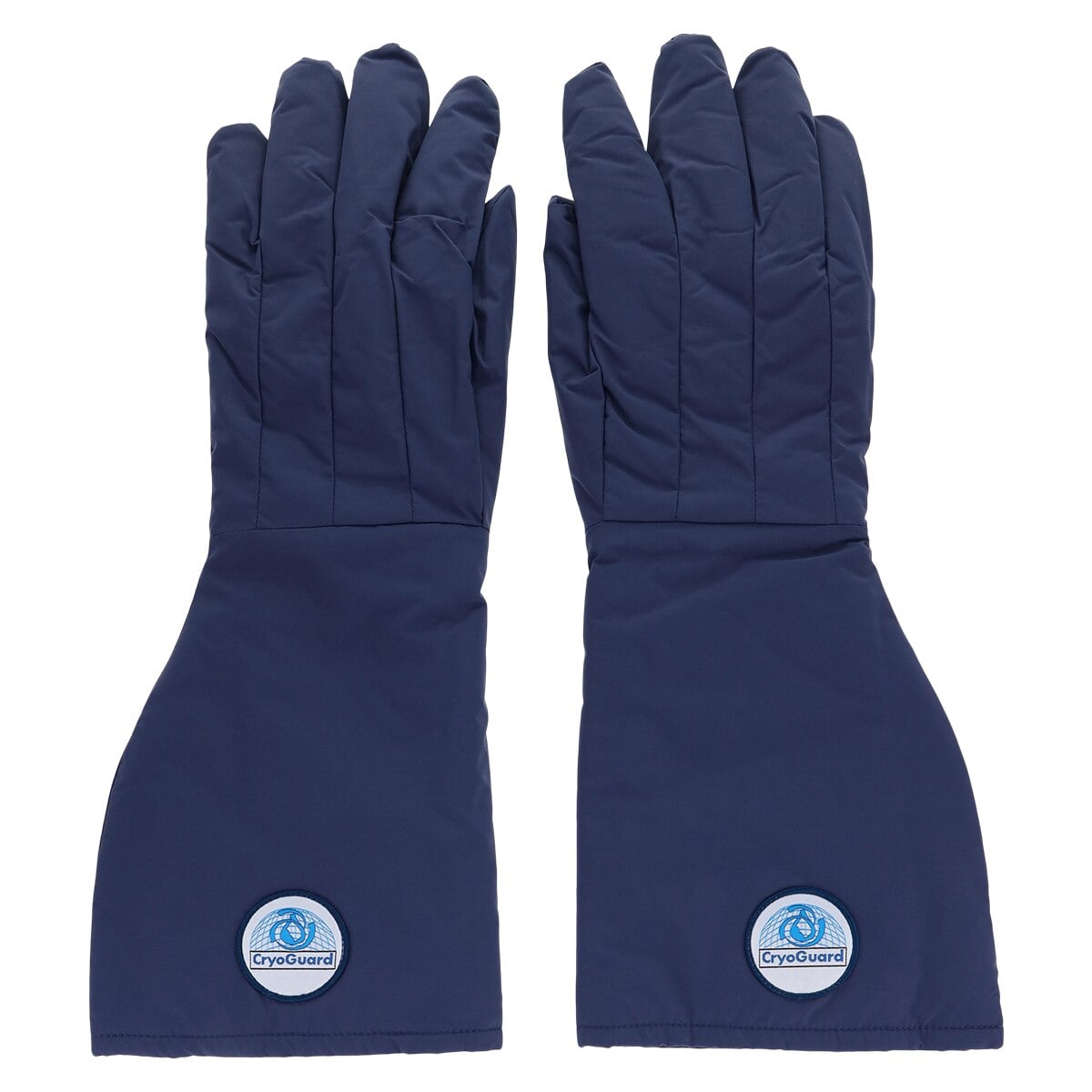 American Biotech Supply Nylon Cryogenic Gloves, Large, Elbow Length, Blue, 1 Pair